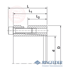 Thiết bị khóa trục côn ECOLOC RfN 7004 bản vẽ