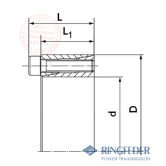 Thiết bị khóa trục côn ECOLOC RfN 7061 bản vẽ