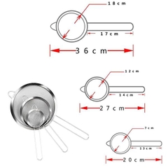 SET 3 RÂY INOX IPOW