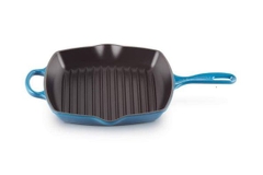 Chảo Nướng Vuông LeCreuset Grillpfanne Quadratisch 26cm Blue Marseille