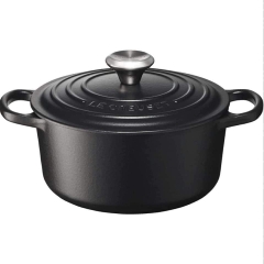 Nồi gang Le Creuset Brater rund Evo 20cm Schwarz Matt màu đen