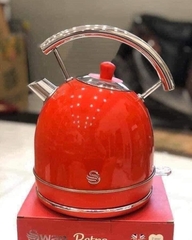 Ấm siêu tốc Swan Retro màu đỏ