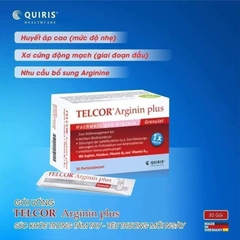 Quiris Telcor Arginin Plus - Hỗ trợ sức khỏe của các mạch máu