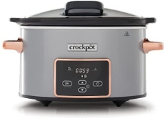 Nồi nấu chậm kỹ thuật số Crockpot CSC059X 3,5 lít silver gold