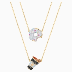 Set vòng cổ Swarovski BÁNH TRÀ