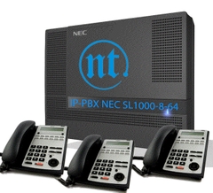 Tổng đài điện thoại IP-PBX NEC SL1000-8-64