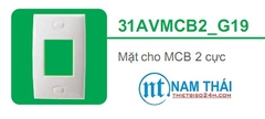 Mặt cho MCB 2 cực (31AVMCB2_G19)