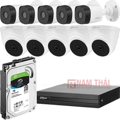 Lắp đặt trọn bộ 10 camera giám sát 2.0MP Dahua