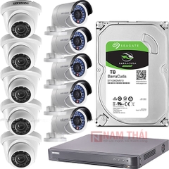 Lắp đặt trọn bộ 10 camera giám sát 2.0MP Hikvision