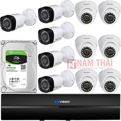 Lắp đặt trọn bộ 11 camera giám sát 1.0MP Kbvision