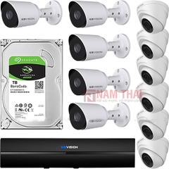 Lắp đặt trọn bộ 11 camera giám sát 2.0MP Kbvision