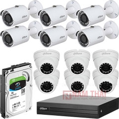 Lắp đặt trọn bộ 12 camera giám sát 1.0M Dahua