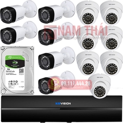 Lắp đặt trọn bộ 13 camera giám sát 1.0M Kbvision