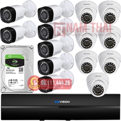 Lắp đặt trọn bộ 14 camera giám sát 1.0M Kbvision