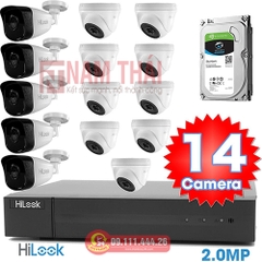 Lắp đặt trọn bộ 14 camera quan sát 2.0MP HiLook