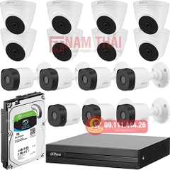 Lắp đặt trọn bộ 15 camera giám sát 2.0M Dahua