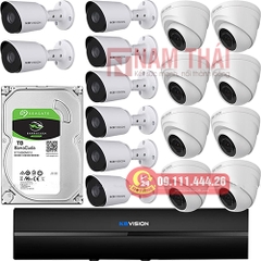 Lắp đặt trọn bộ 16 camera giám sát 2.0M Kbvision