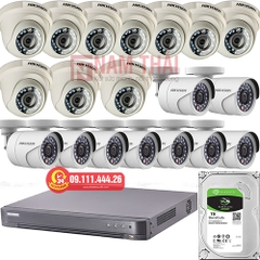 Lắp đặt trọn bộ 19 camera giám sát 1.0M Hikvision