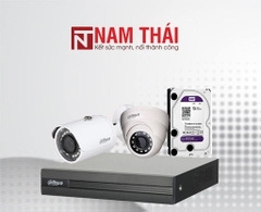 Lắp đặt trọn bộ 2 camera quan sát 1.0 MP Dahua