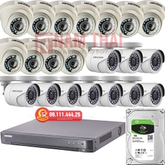 Lắp đặt trọn bộ 21 camera giám sát 1.0M Hikvision