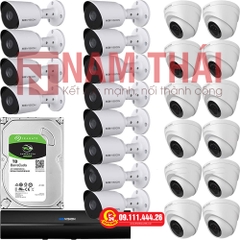 Lắp đặt trọn bộ 24 camera giám sát 2.0M Kbvision