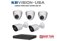 Lắp đặt trọn bộ 5 camera IP giám sát 1.0MP KBvision