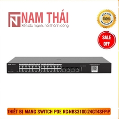 Thiết bị chuyển mạch Switch Ruijie Reyee RG-NBS3100-24GT4SFP-P