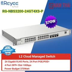 Thiết bị chuyển mạch Switch Ruijie Reyee RG-NBS3200-24GT4XS-P