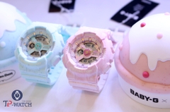 Baby-G x Häagen-Dazs BA-110PI-4APRH phiên bản giới hạn | TẶNG KÈM SẠC DỰ PHÒNG CHÍNH HÃNG HƯƠNG KEM