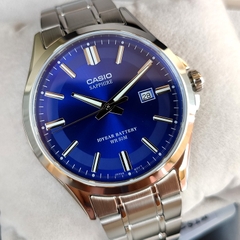 CASIO STANDARD MTS-100D-2AVDF DÂY THÉP | MTS-100D-2A - KÍNH SAPPHIRE - PIN 10 NĂM
