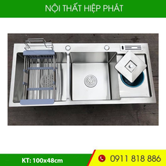 CHẬU RỬA CHÉN 100X48cm HỐ RÁC