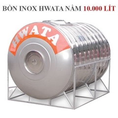 Bồn chứa nước Inox Hwata 10.000 lít nằm