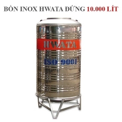 Bồn chứa nước Inox Hwata 10.000 lít đứng