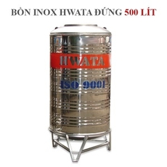 Bồn chứa nước Inox Hwata 500 lít đứng