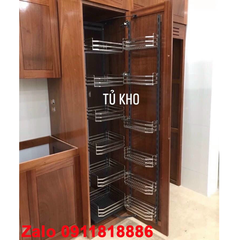 Tủ đồ khô 6 tầng gắn cánh nan dẹt inox 304 TAKI