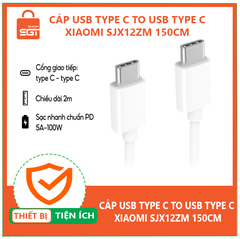 Cáp USB type C to USB type C Xiaomi SJX12ZM