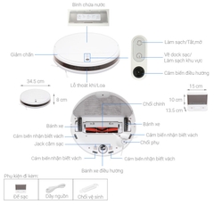 Robot hút bụi Xiaomi Mi Vacuum Mop 2 Lite - SGTShop