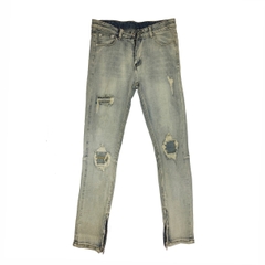 DVSL ZIPPER DESTROYED JEANS