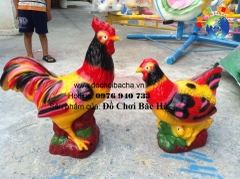 Tượng  gà trống gà mái