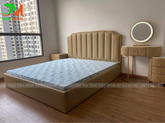 Giường sofa nỉ 1m6