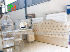 Giường sofa da 1m8