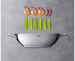 CHẢO XÀO SILIT WOK EDELSTAHL 32 CM