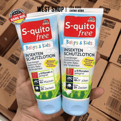 KEM TRỊ MUỖI ĐỐT S QUITO FREE TỪ THẢO DƯỢC THIÊN NHIÊN 15 ML CHO BÉ