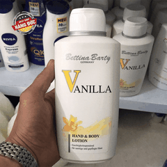 SỮA DƯỠNG THỂ BETTINA BARTY VANILLA HAND & BODY LOTION