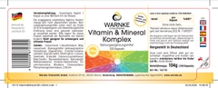 VITAMIN TỔNG HỢP WARNKE VITAMIN UND MINERAL KOMPLEX - MADE IN GERMANY