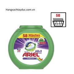 VIÊN GIẶT ARIEL COLORWASCHMITTEL ALL-IN-1 PODS FARBSCHUTZ (HỘP 58 VIÊN)