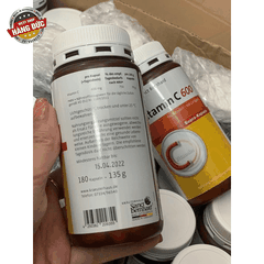 VIÊN UỐNG VITAMIN C 600 SUPRA - KAPSELN SANCT BERNHARD