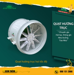 Quạt hướng trục trực tiếp 2 cấp độ SADC-CNo