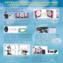 Bộ mic, loa, máy trợ giản Aepel korea FC-430 nhập nguyên chiếc từ nội hàn quốc