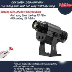 Đèn chiếu logo 100w chống nước